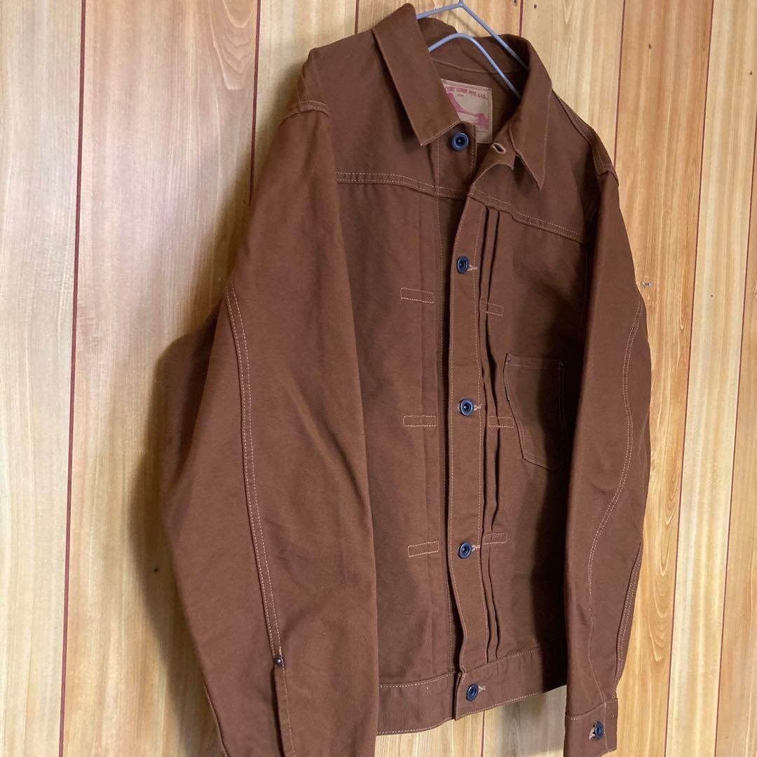 極美品　FOB Factory コットンダックジャケット　ジージャン　40