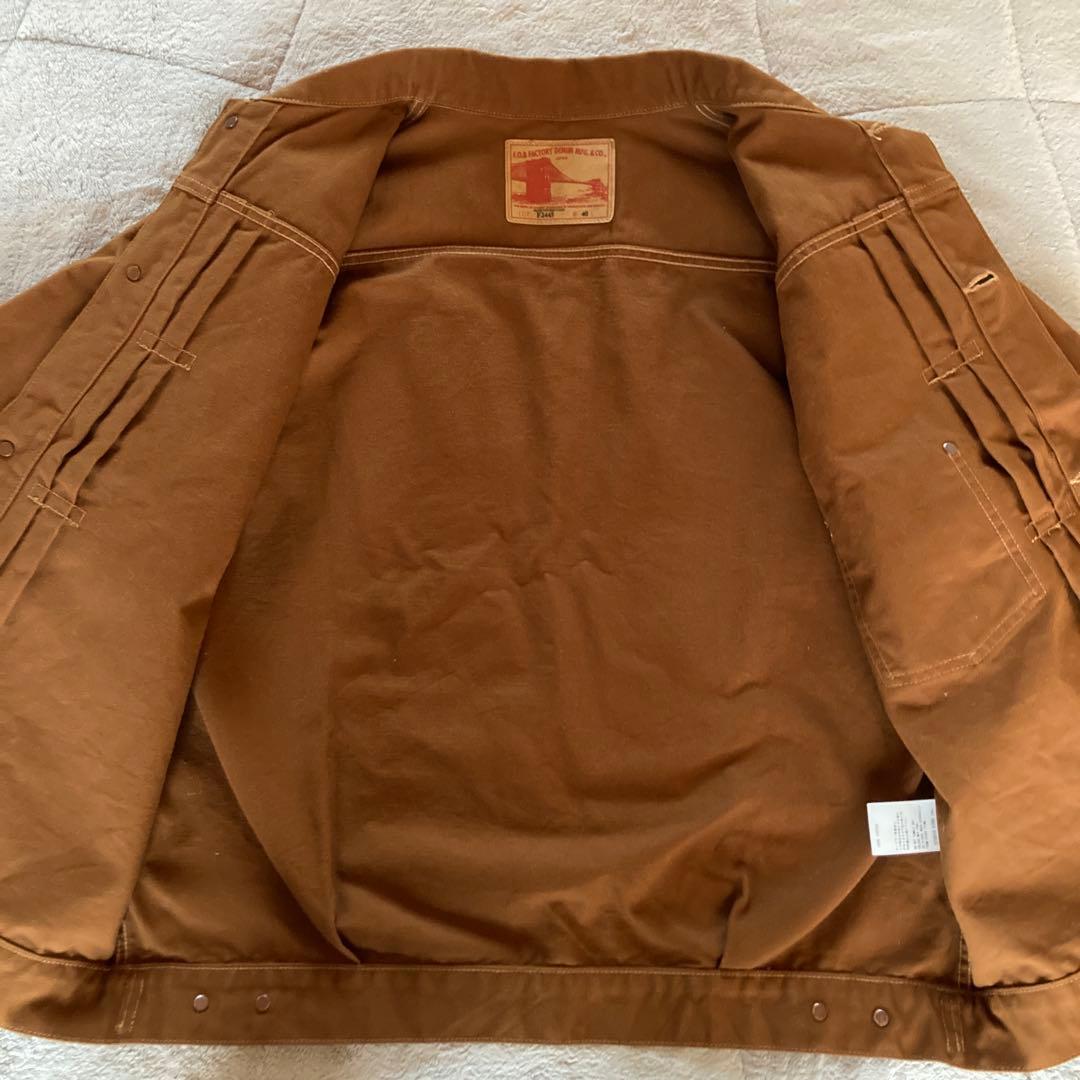 極美品　FOB Factory コットンダックジャケット　ジージャン　40