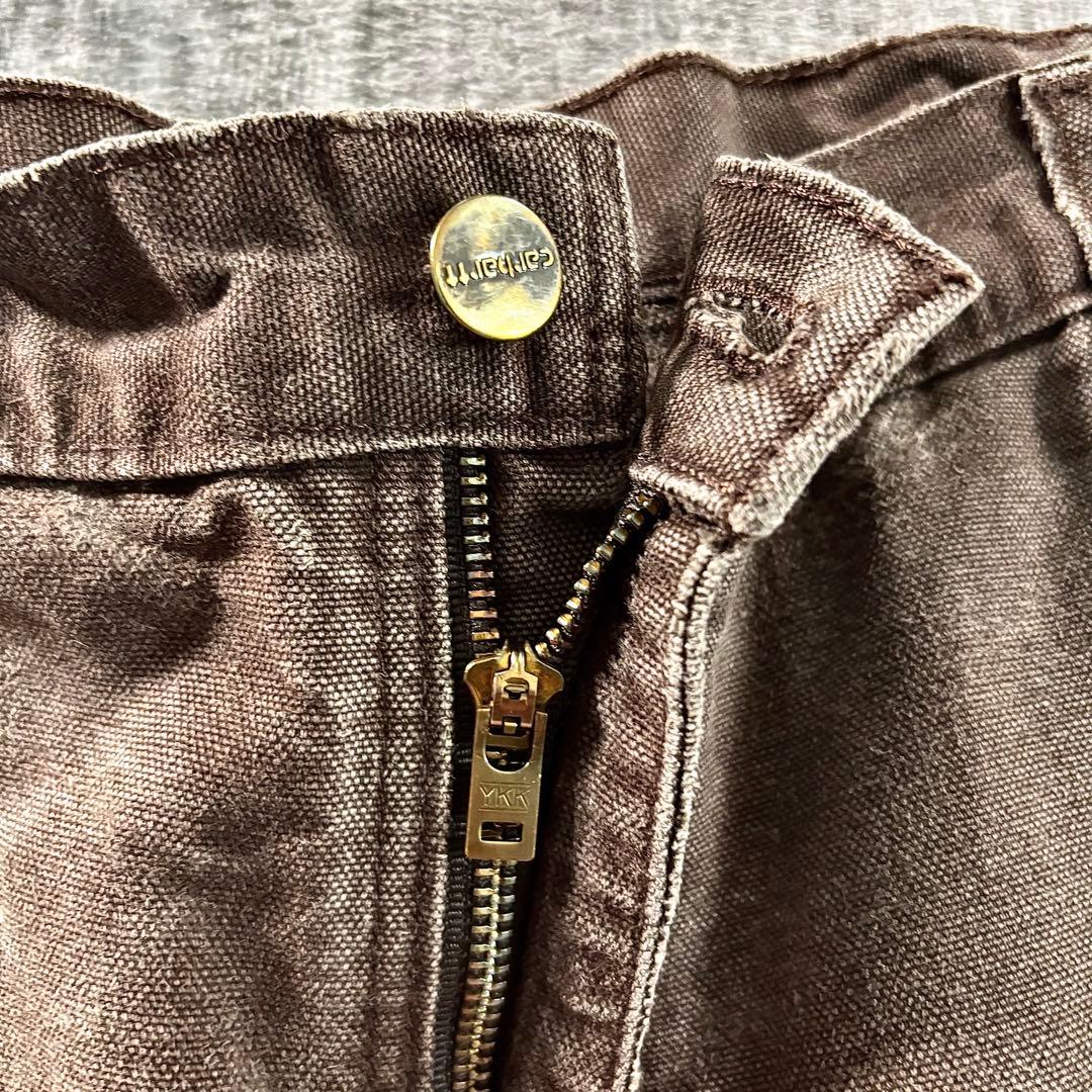 超スペシャル 鬼フェード 一点物 人気カラー 金ボタン ダック地 ゆるだぼ