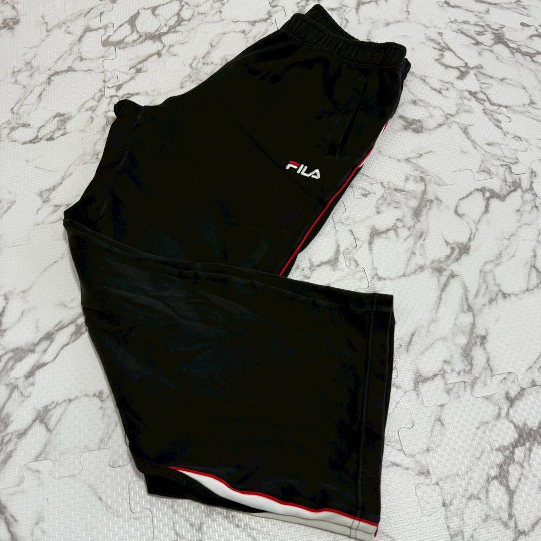 FILA フィラ セットアップ トラックジャケットL パンツM ブラック