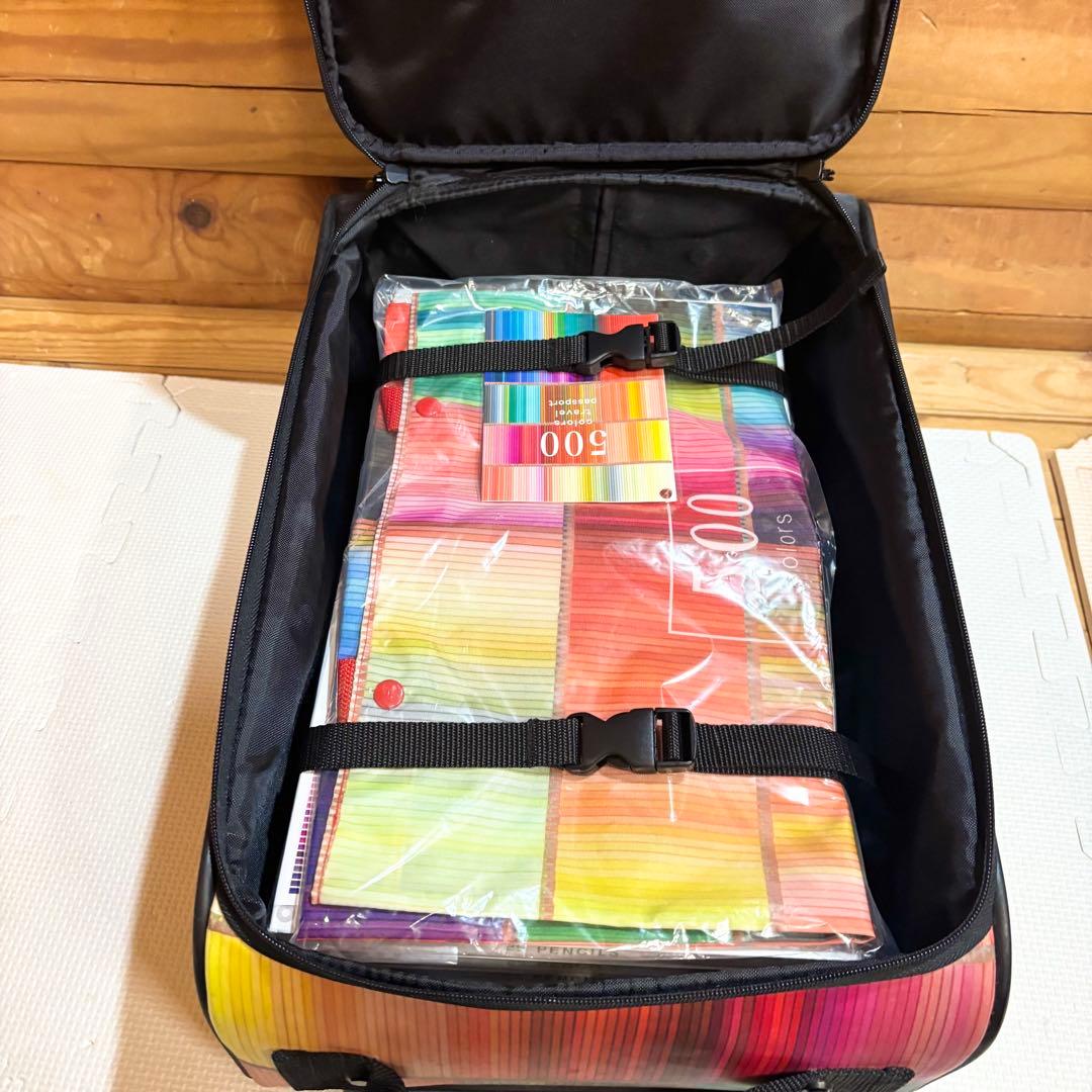 【未使用】FELISSIMO フェリシモ 色鉛筆 500色 限定キャリーケース