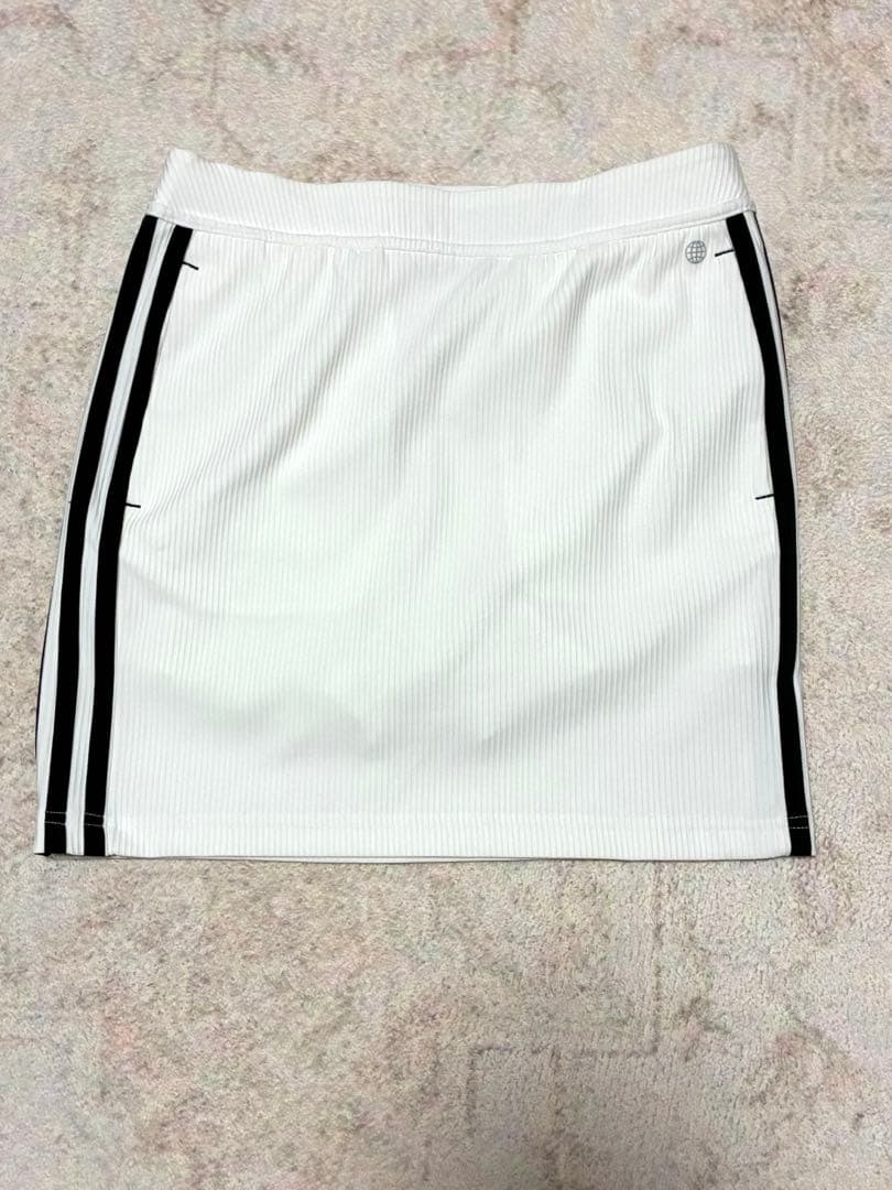 【新品3点】S アディダスゴルフ レトロニット ジャケット＆スカート＆シャツ 黒