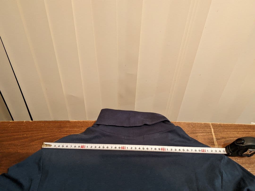 rough&swell　コットン　モックネック　ストレッチ　タートル　長袖シャツ