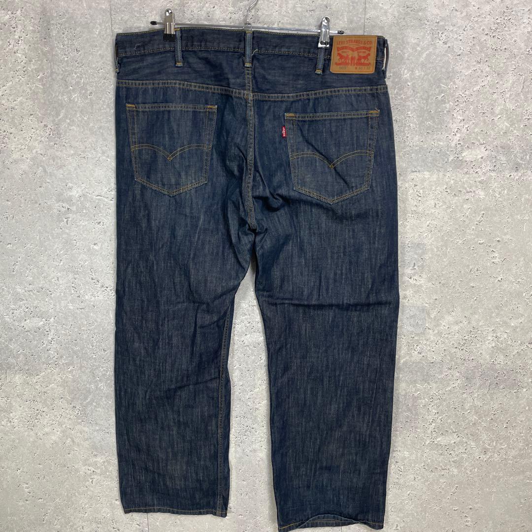 リーバイス569 ワイドストレート　濃紺　デニムパンツ　ジーンズW40 L32