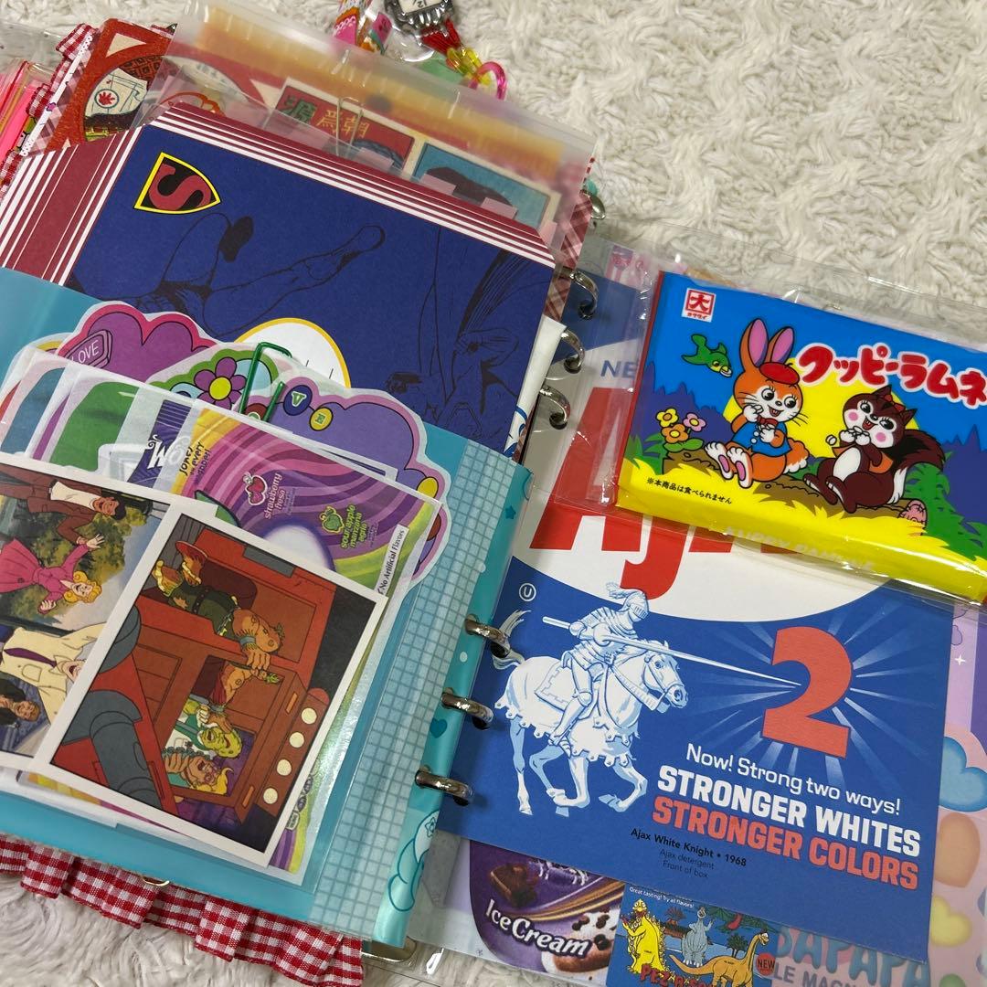 1053 おすそ分けファイル　A5クリアバインダー おもちゃ箱『特大号』