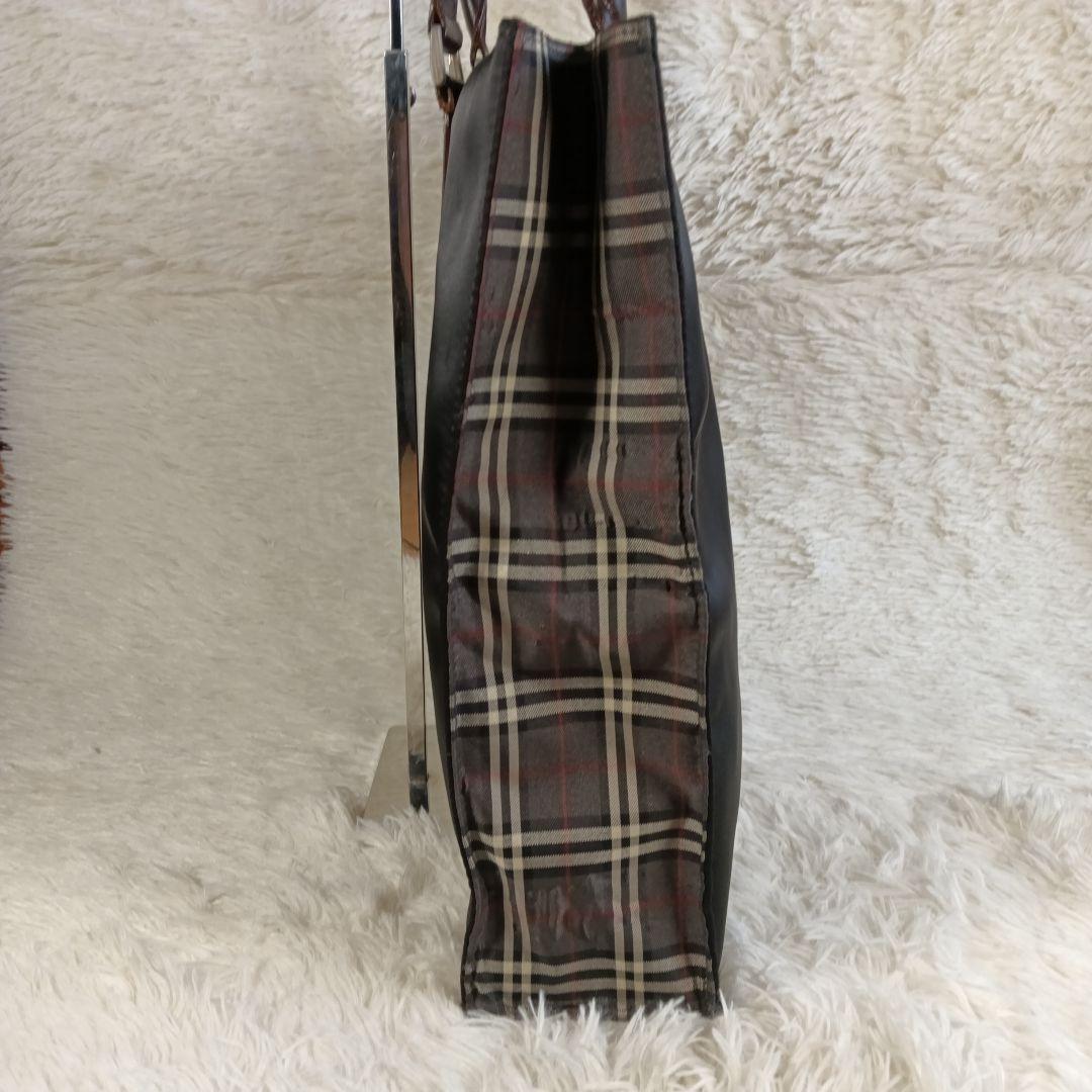 ひろしです【BURBERRY】バーバリー　トートバッグノバチェック✨美品✨
