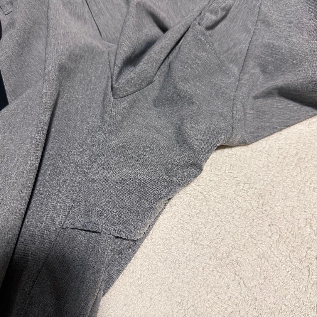 DESCENTE ゴルフ ストレッチパンツ メンズ L グレー 人気 デサント