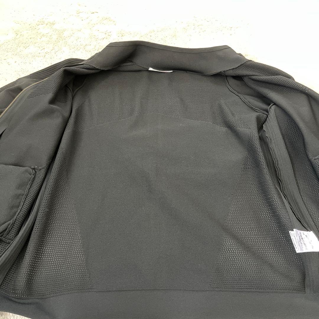 【美品】マスターバニーニットジケット　メッシュ　背面ロゴ　メンズゴルフウェア　4