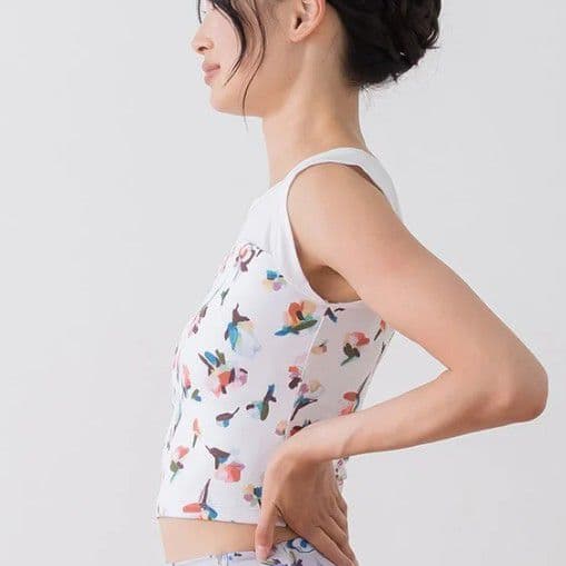 【新品】SUKALA ローズプリントグレースショートトップス L