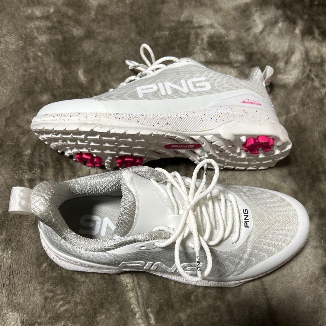 新品！ＰＩＮＧオールラウンダースパイクレスゴルフシューズ