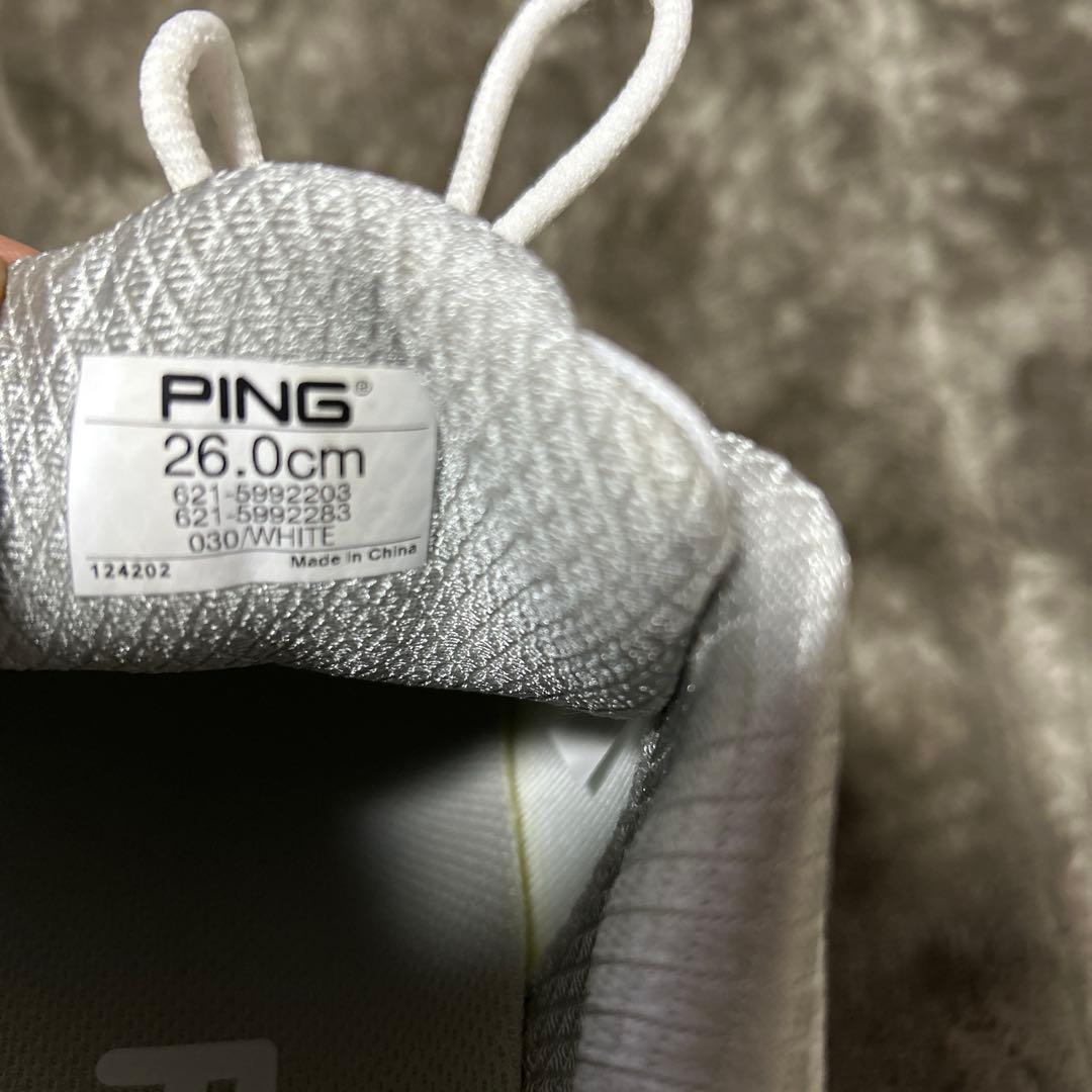 新品！ＰＩＮＧオールラウンダースパイクレスゴルフシューズ