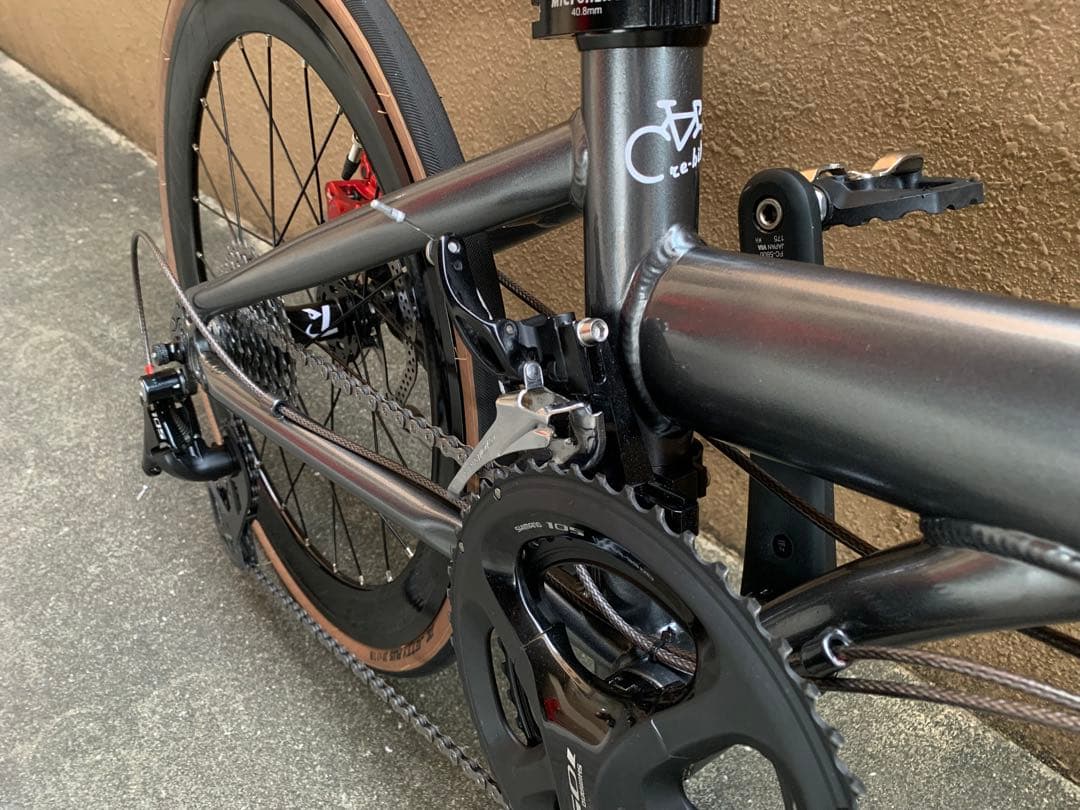 軽量★DAHON Vitesse★フルリメイク★セミ油圧ブレーキ、451ホイール