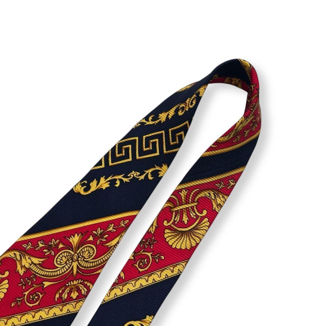 美品✨GIANNI VERSACE ネクタイ　グレカ　バロック　ゴージャス