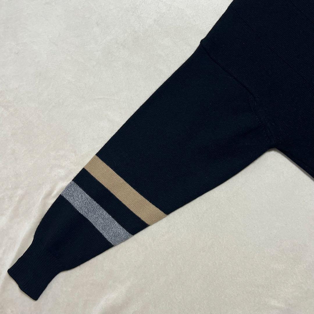 マンシングウェア　カシミヤ100 % ハーフジップニット　美品　ML相当