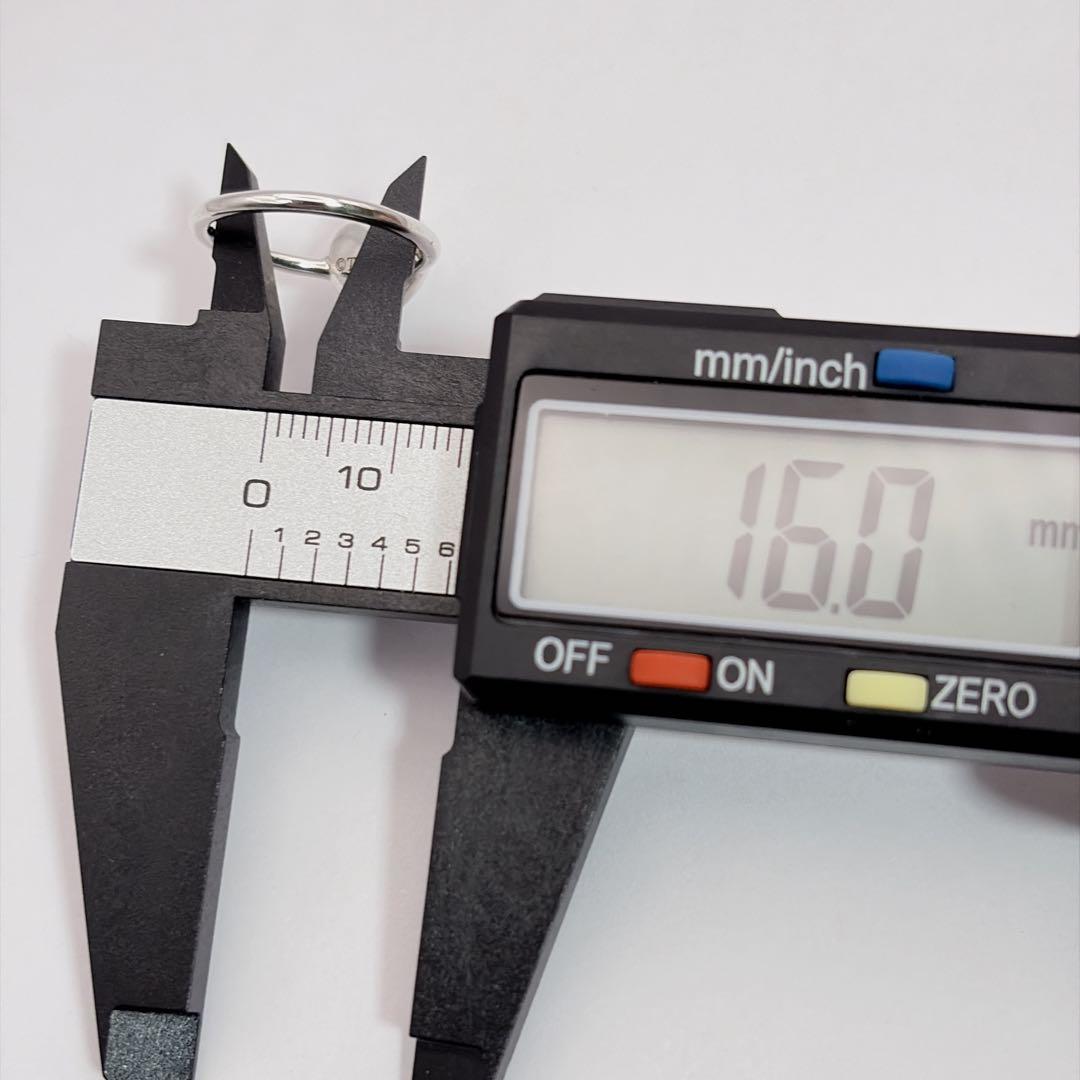 極美品 鏡面仕上げ ティファニー ハート ワイヤー リング 8号 シルバー925