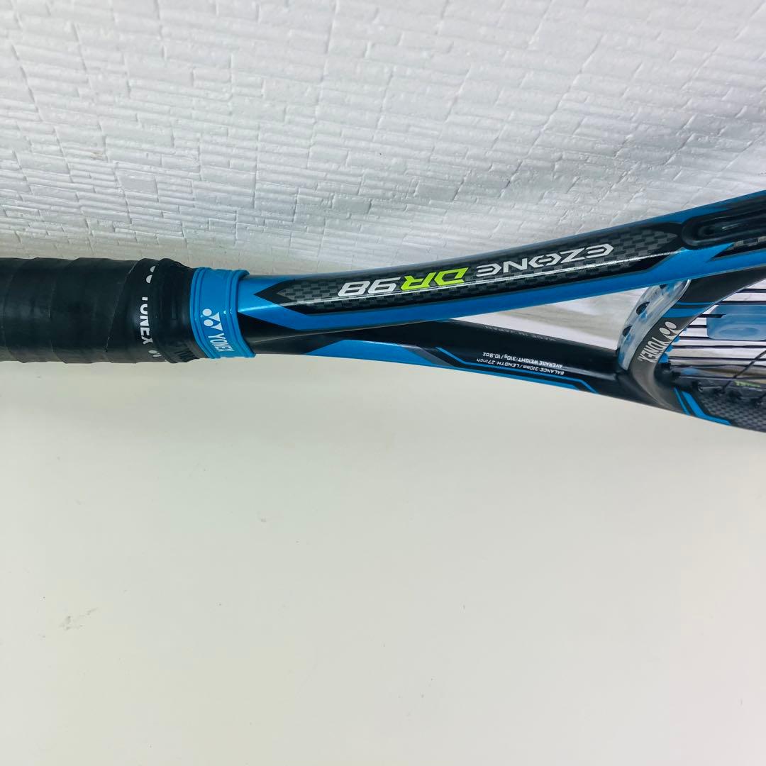 YONEX 硬式用テニスラケット 黒/青EZONEDR98