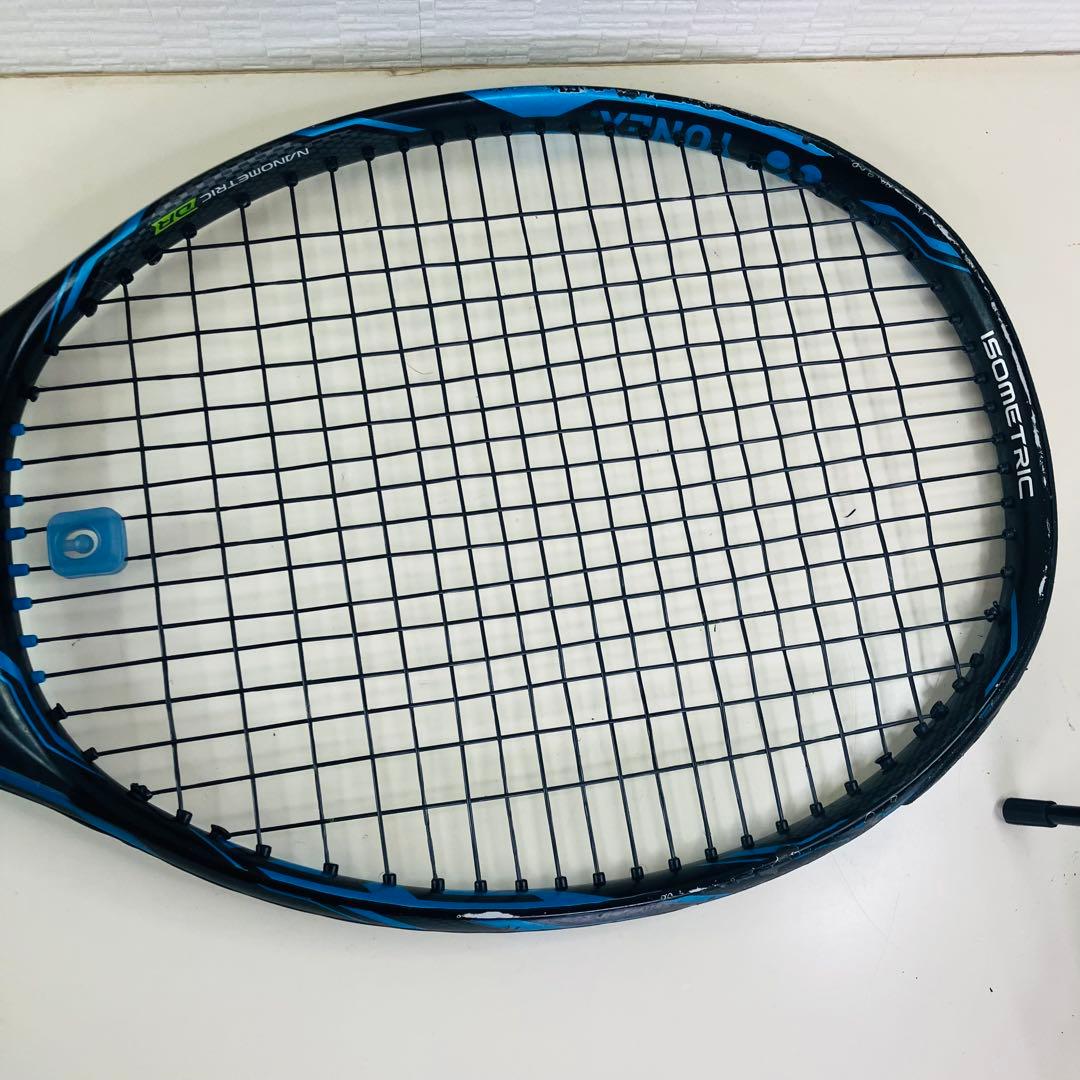 YONEX 硬式用テニスラケット 黒/青EZONEDR98