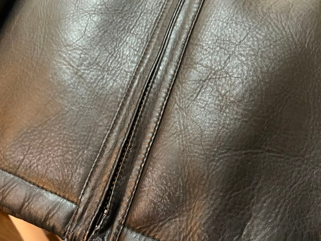 BALENCIAGA フード付きレザージャケット