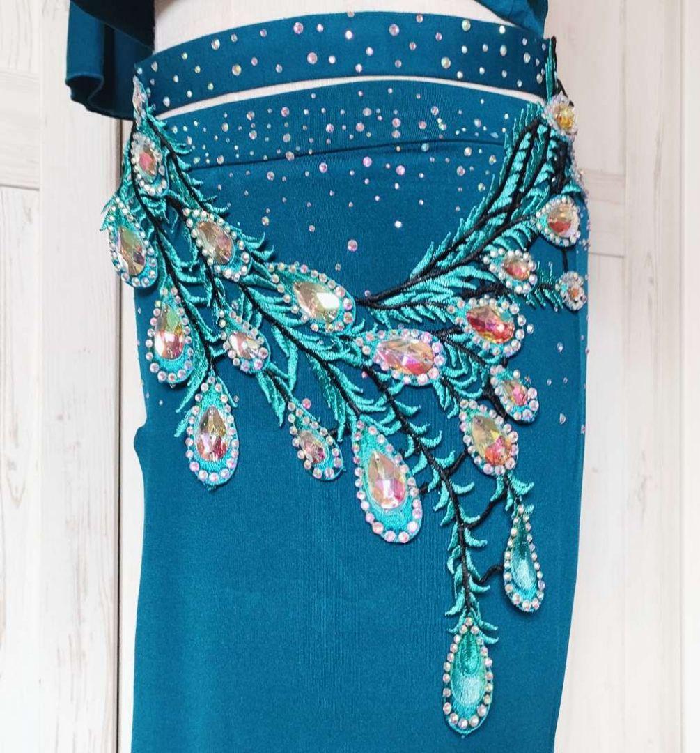 ★新品★ベリーダンス衣装ドレス　トップス　スカート　レッスン着ウェア練習着セット