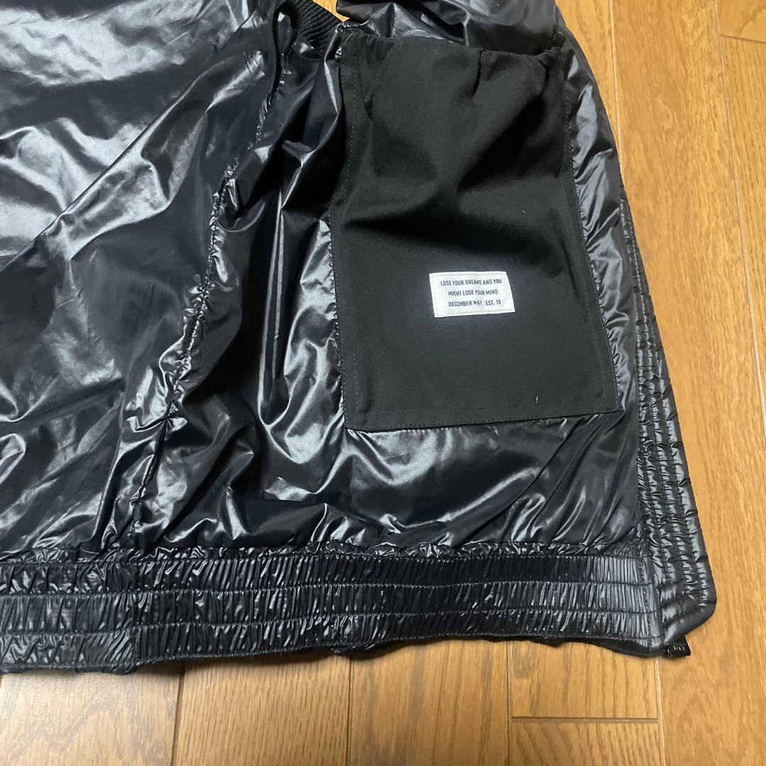 ディセンバーメイ ゴルフ ダウンベスト ブラックXL極美品