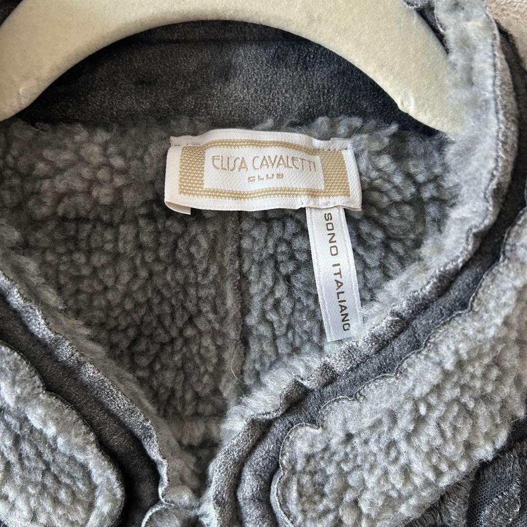 イタリア製ブランド ベストELISA CAVALETTI グレー M