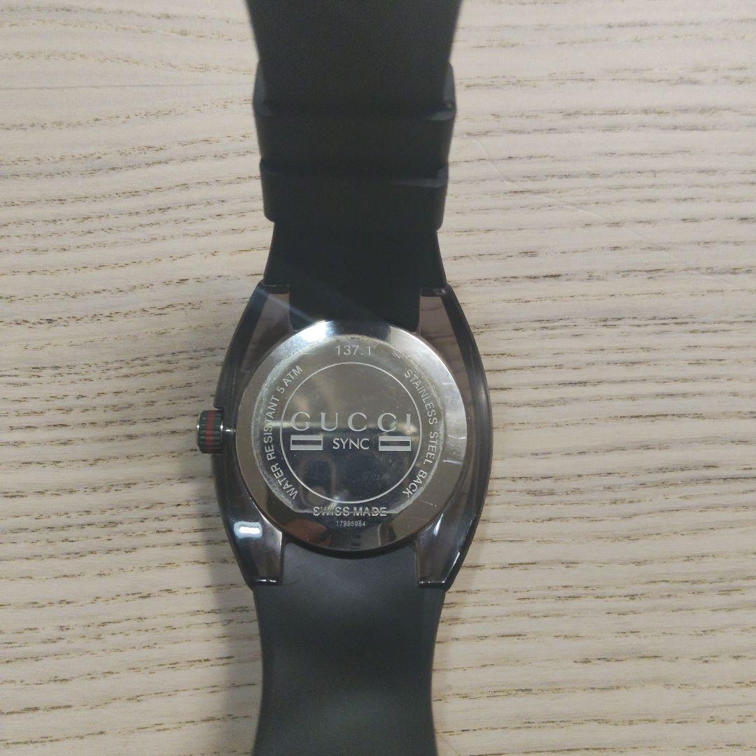 GUCCIグッチ SYNCシンク 137.1 メンズ腕時計