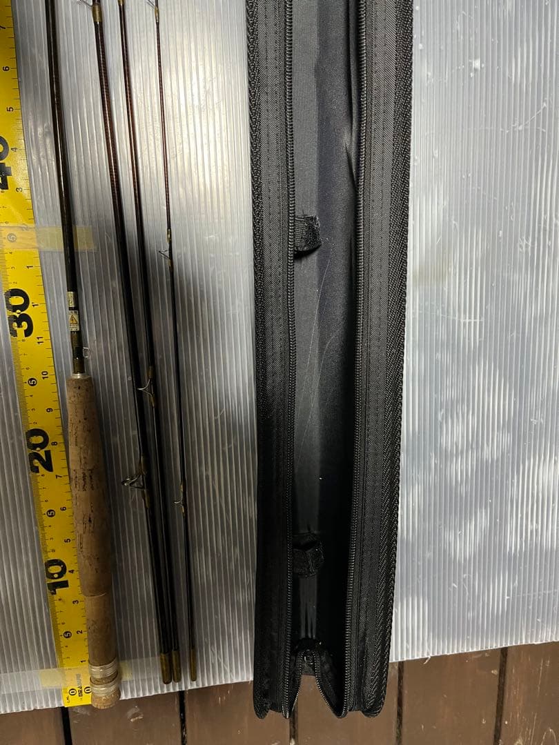 コンパクト　フライロッド　evening caster F764 &ケース付き