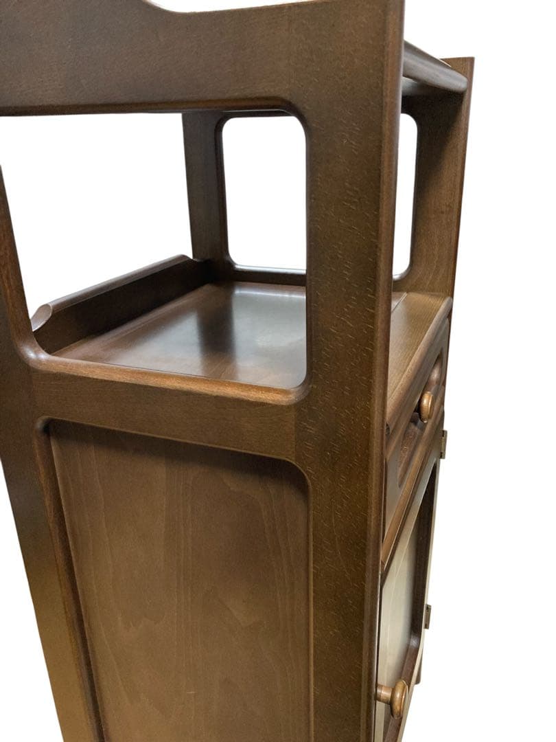 karimoku カリモク コロニアルチェスト 電話台引き出し付