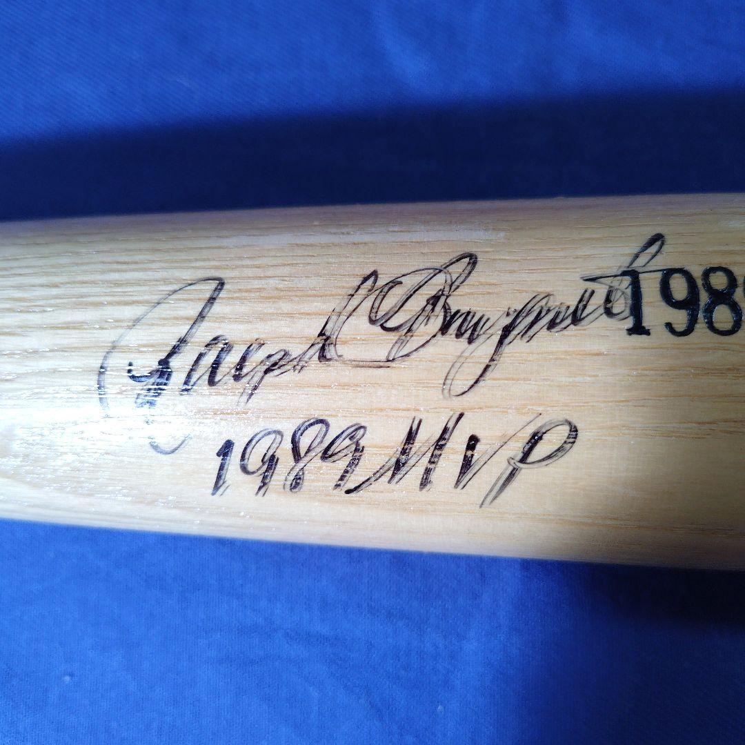 近鉄バファローズ　ブライアント選手　１９８９年 パ・リーグMVP記念バット