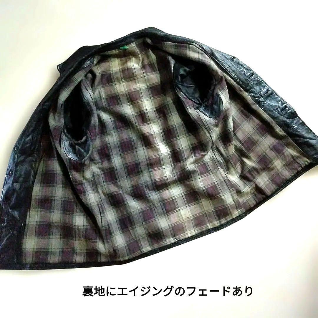 最終価格70s Vintage MTVC レザージャケット カーコート