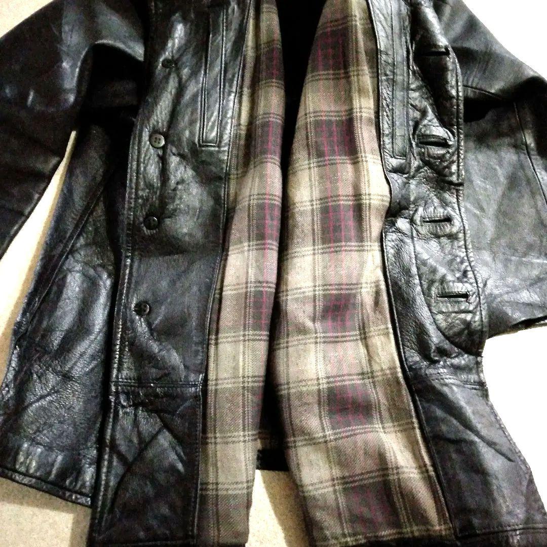 最終価格70s Vintage MTVC レザージャケット カーコート