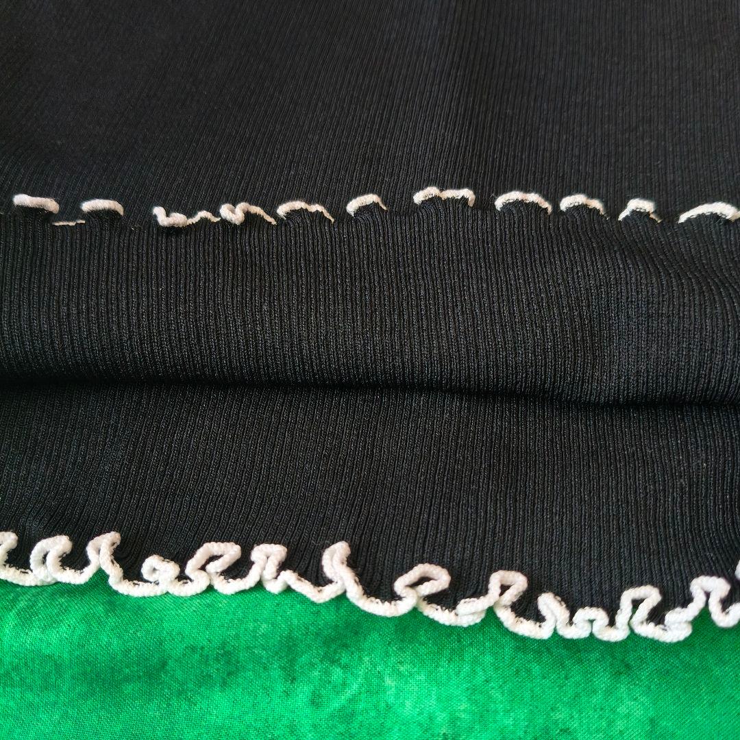 【美品】DESCENTE GOLF LUXE 半袖 モックネック ニット L