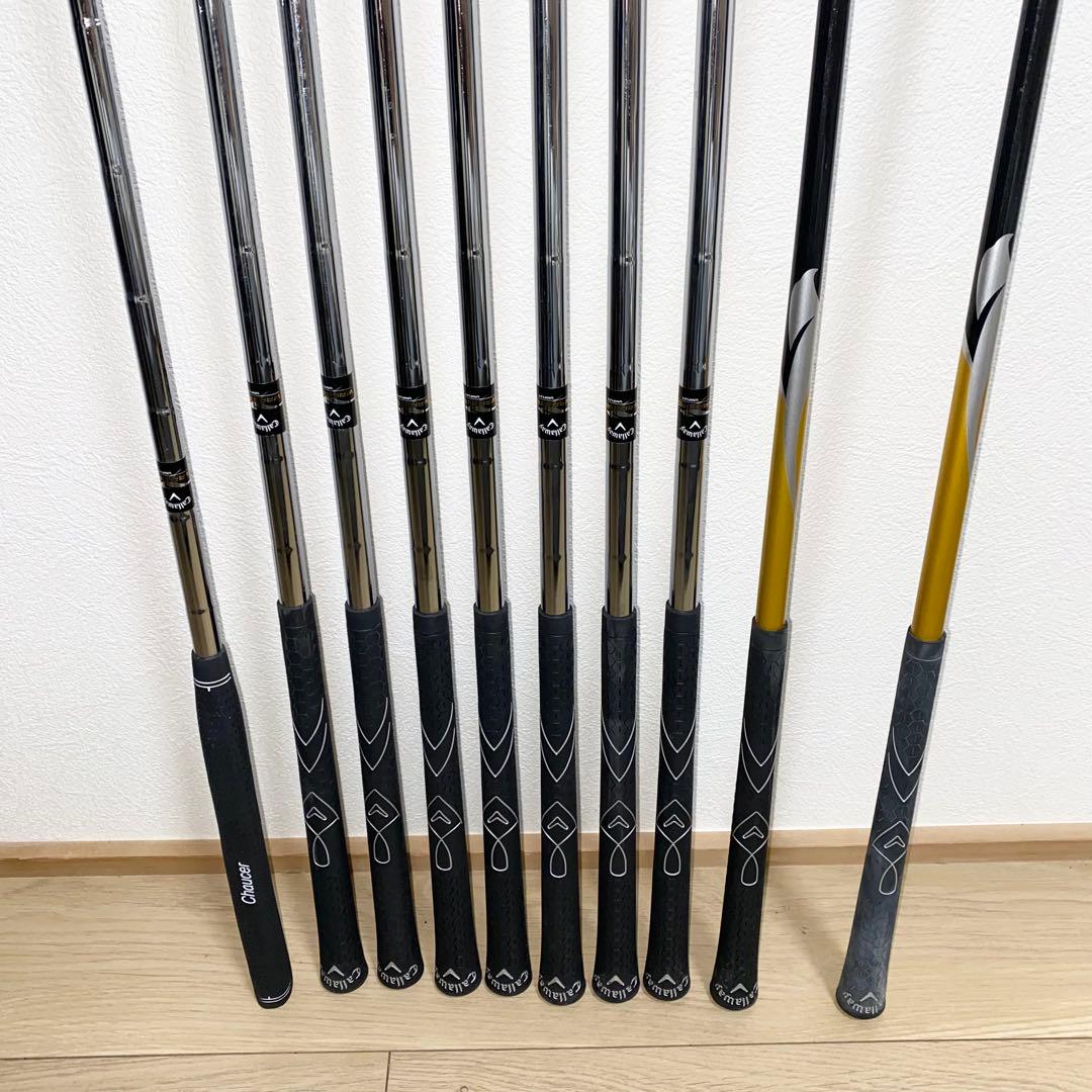 良品☆キャロウェイ メンズ用ゴルフクラブ フルセット☆初心者S右キャディバッグ付