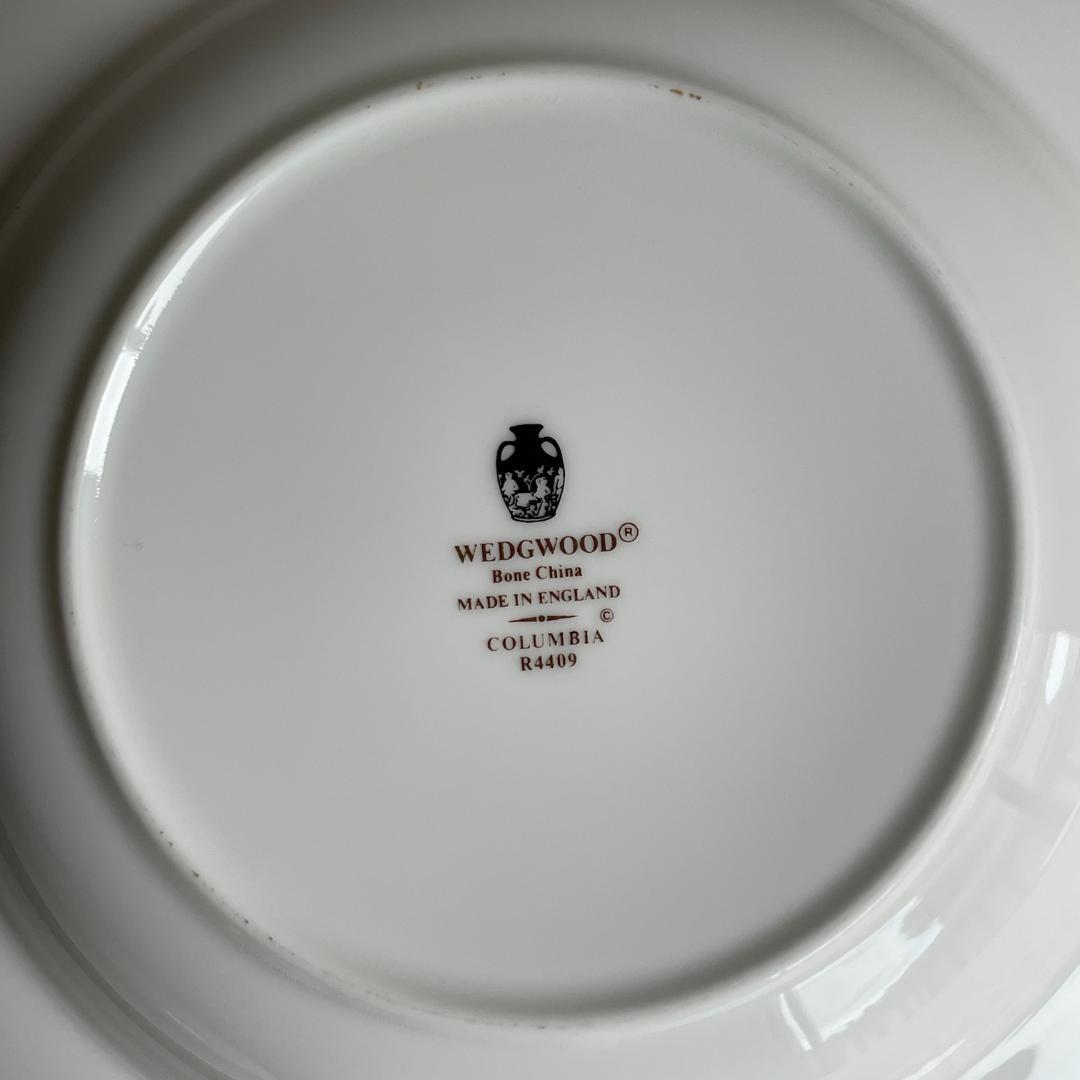 ウェッジウッド コロンビア セージグリーン ディーププレート 20cm 2枚