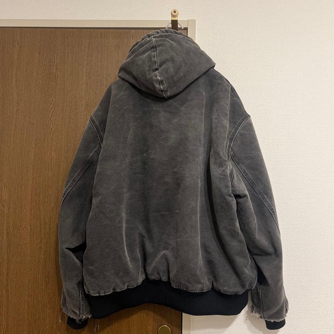 カーハート Carhartt アクティブジャケット グレー ダメージ