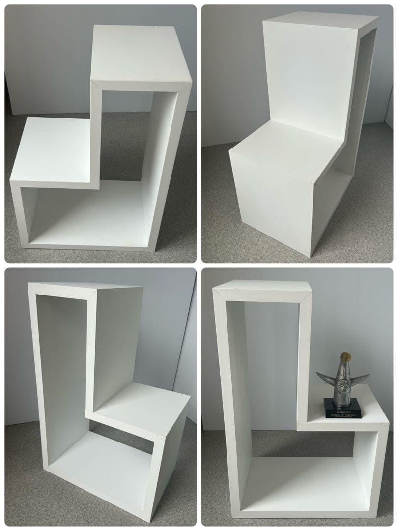 北欧モダン　木製オープンラック 4点 飾り棚 階段棚　ミッドセンチュリー　レトロ