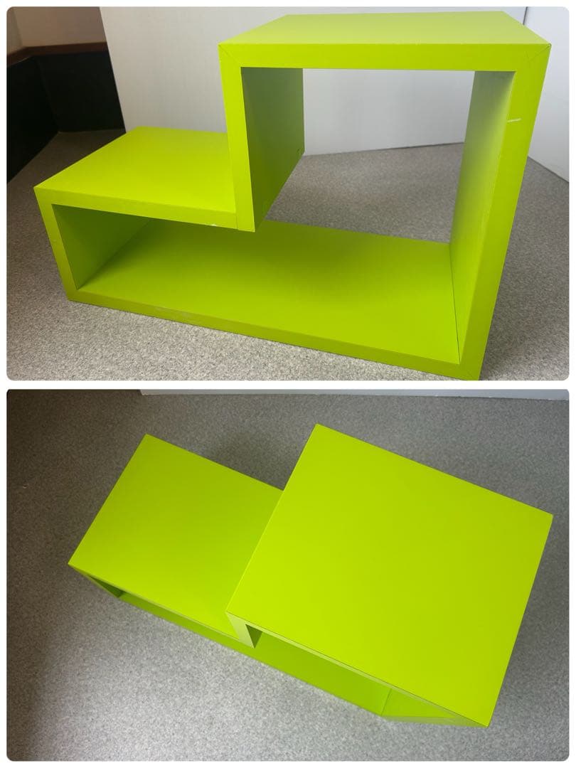 北欧モダン　木製オープンラック 4点 飾り棚 階段棚　ミッドセンチュリー　レトロ