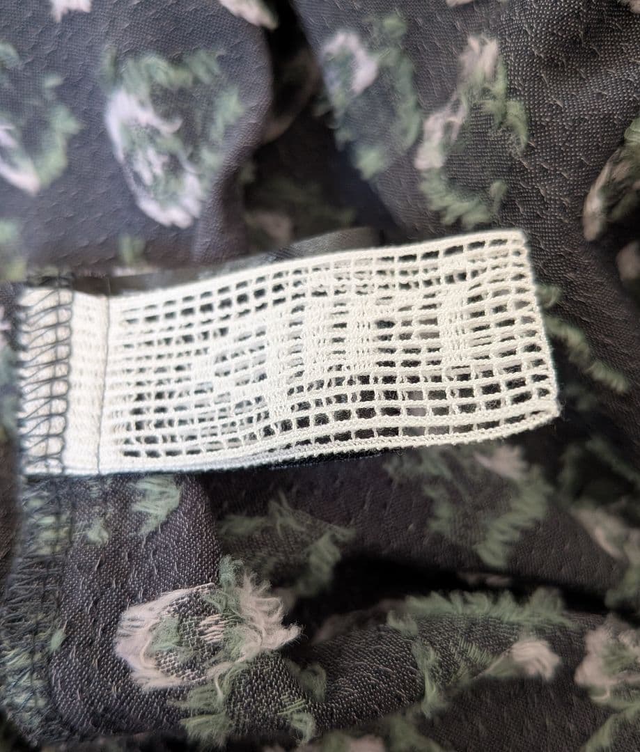 qiri キリ　追憶の花 ジャガード　ワンピース