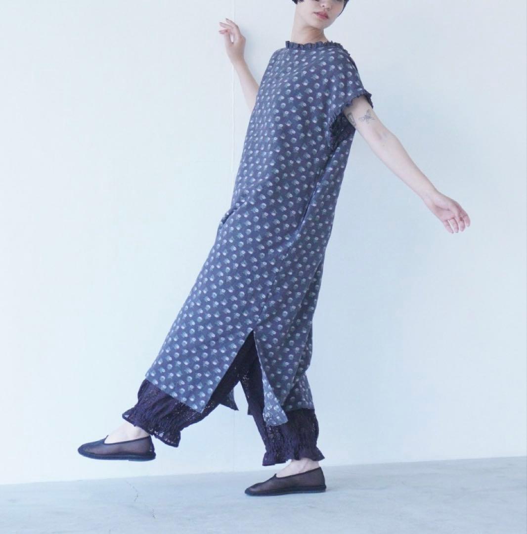 qiri キリ　追憶の花 ジャガード　ワンピース