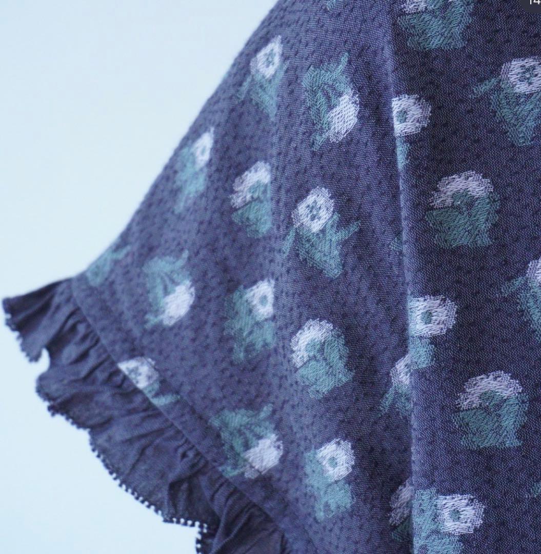 qiri キリ　追憶の花 ジャガード　ワンピース