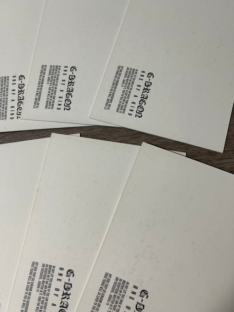 BIGBANG ジヨン GD ONE OF A KIND 公式 韓国版 廃盤品