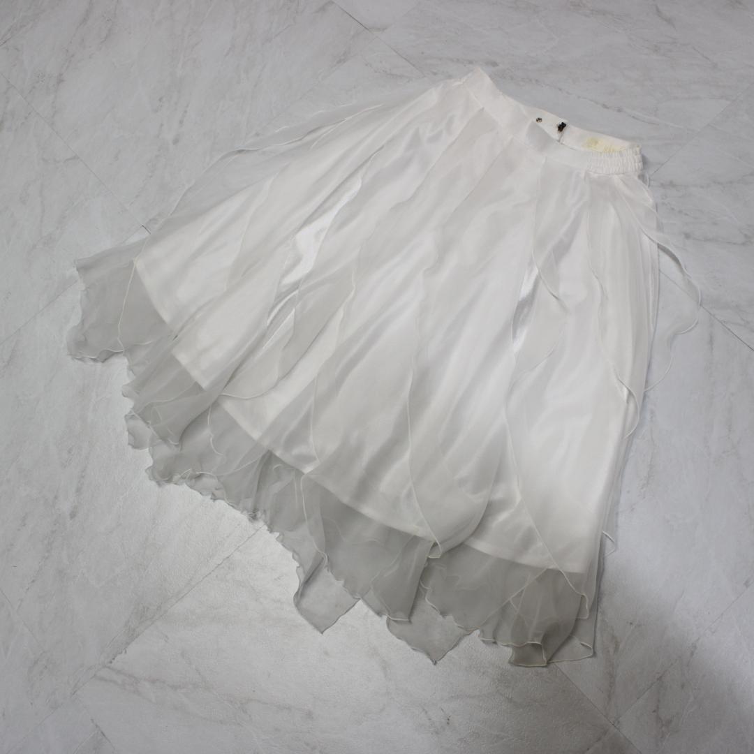 【美品 日本製社交ダンス衣装】上下セット SEKINE 白 無地 シンプル