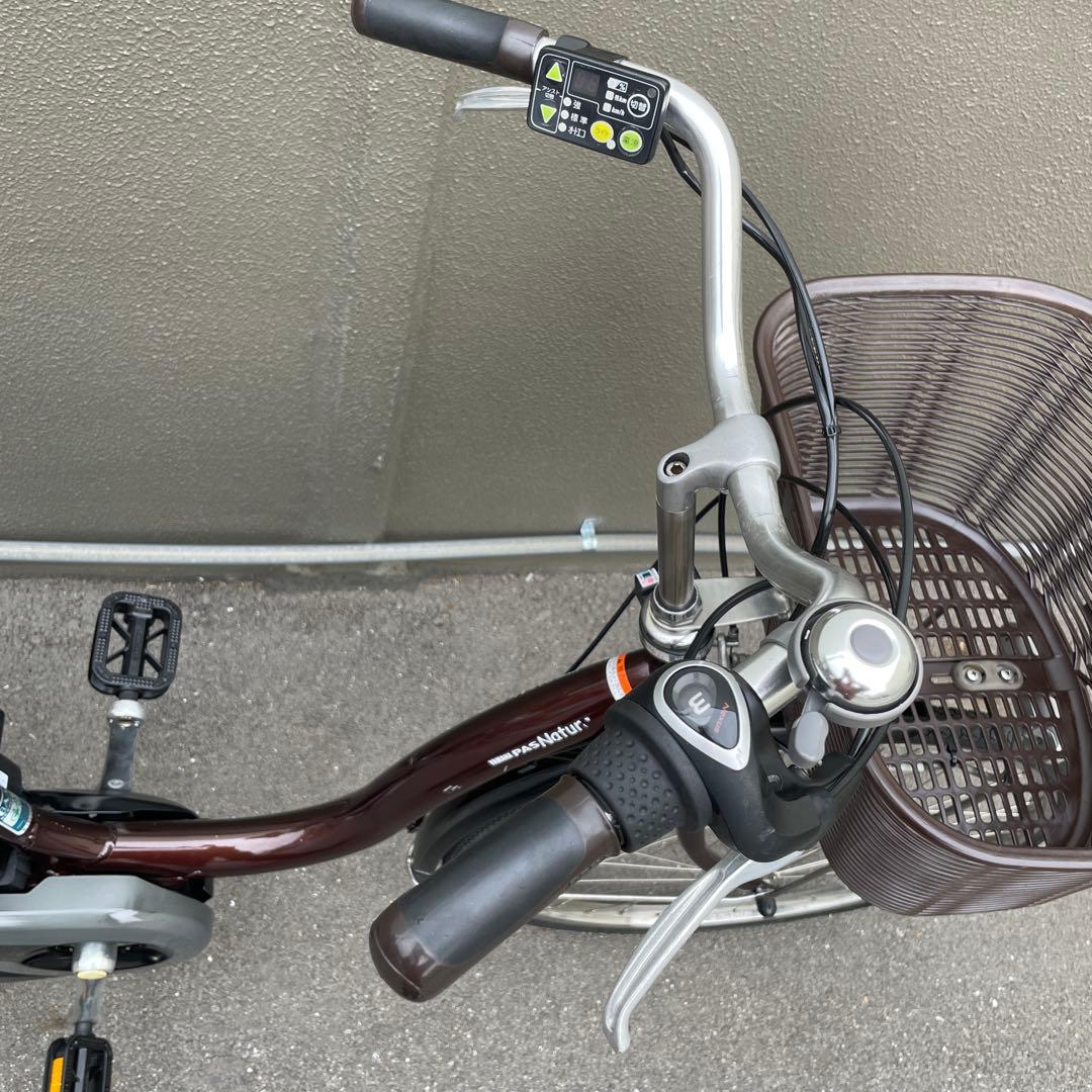 ヤマハ電動アシスト自転車26インチブラウン12.3A h