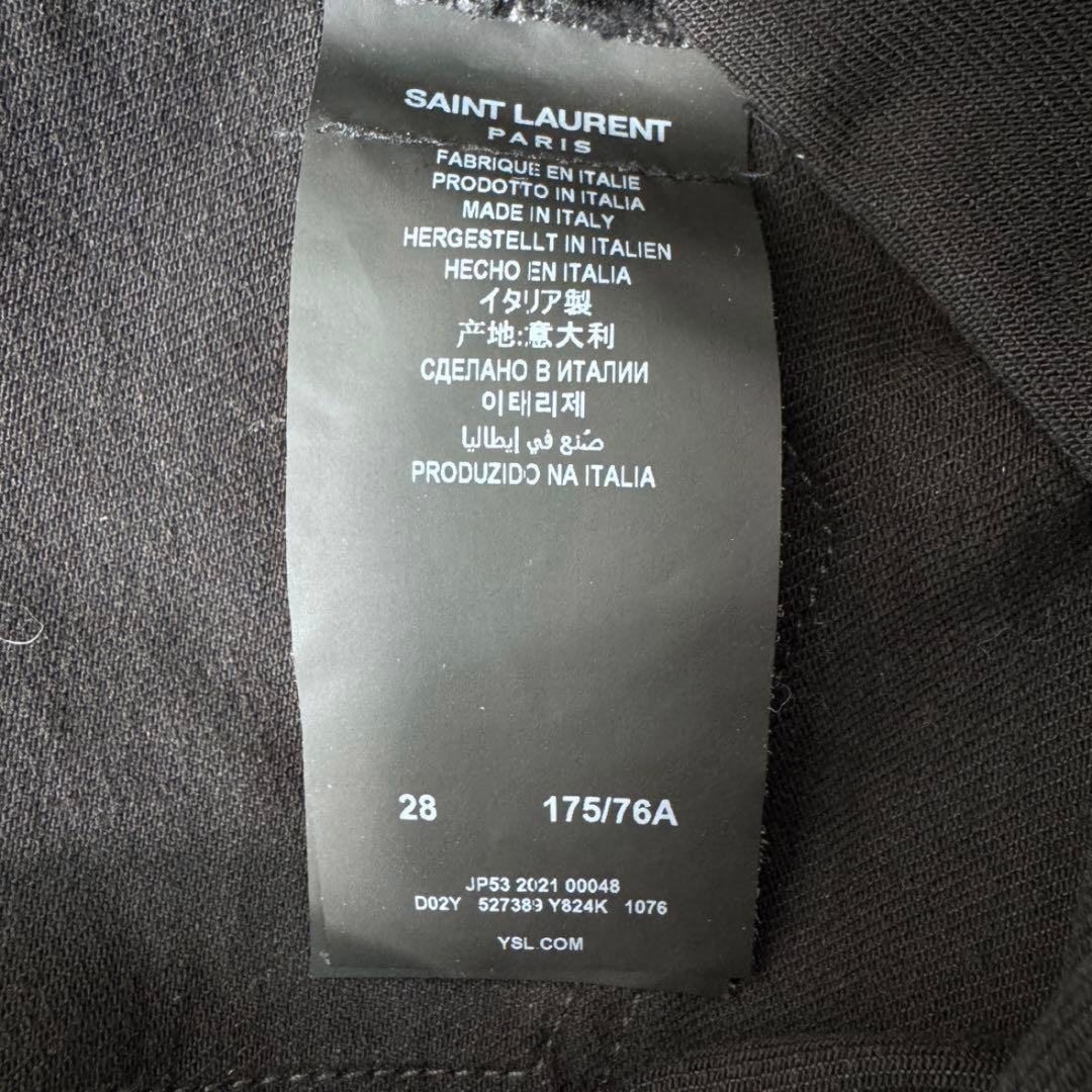 saint laurent エディ期 コーティング スキニーデニム 28