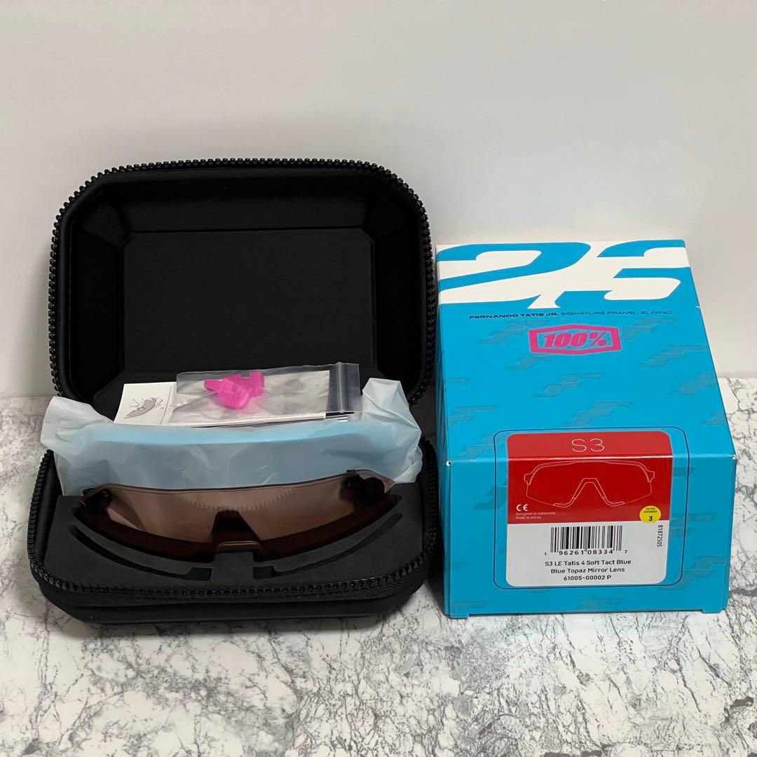 【最新作】 100% ワンハンドレッド サングラス S3 タティスJr 2025