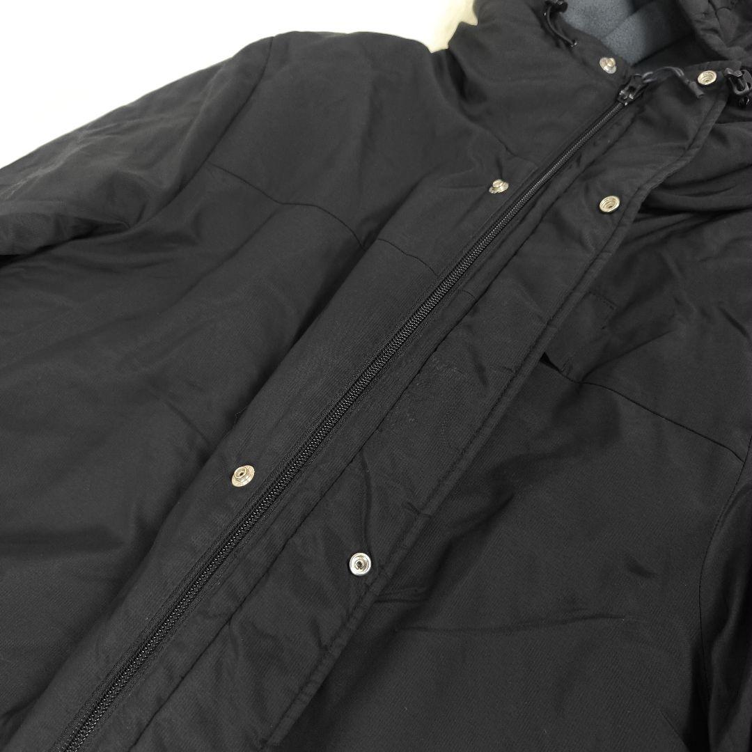 ✨美品✨ アンダーアーマー ベンチコート フード ロゴ刺繍 黒 XL