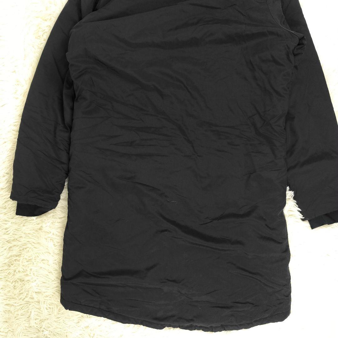 ✨美品✨ アンダーアーマー ベンチコート フード ロゴ刺繍 黒 XL