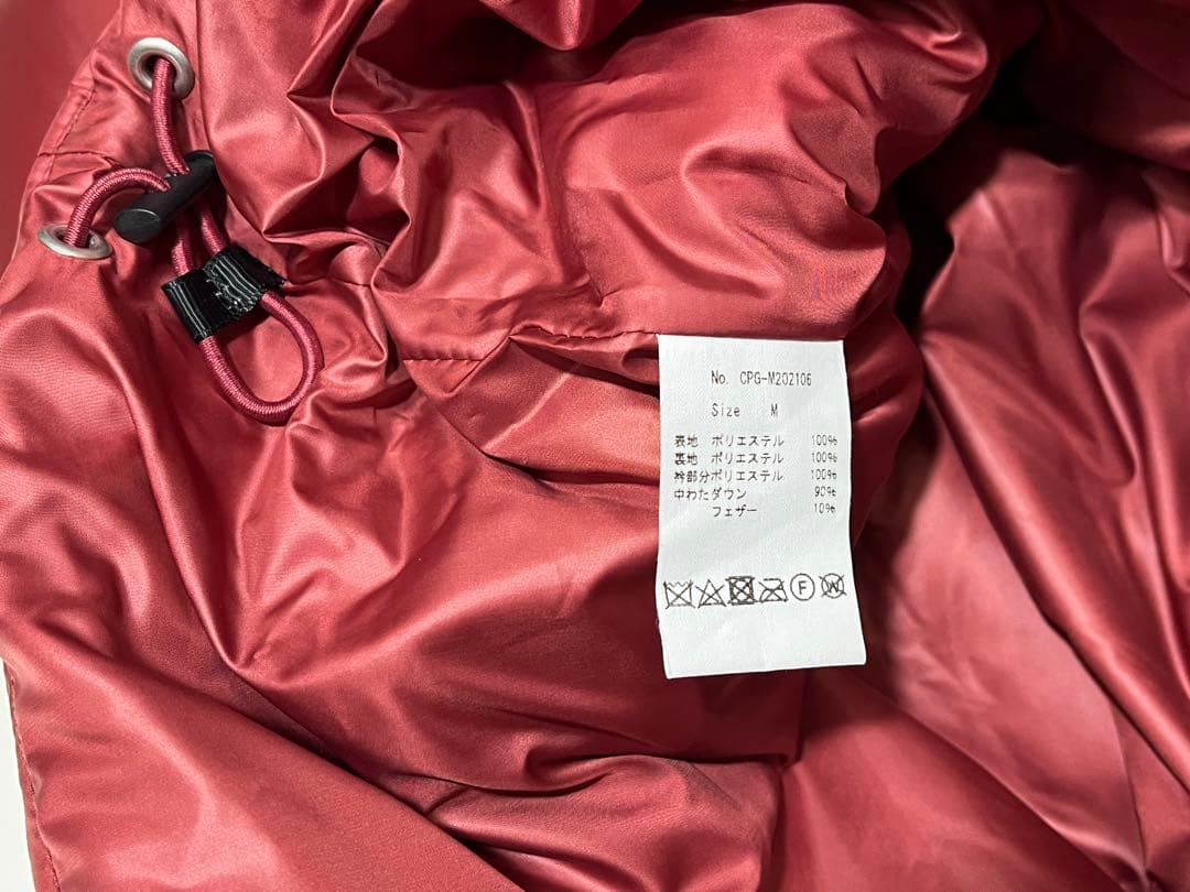 CPG GOLF(シーピージーゴルフ) シームレスダウンベスト レッド Mサイズ