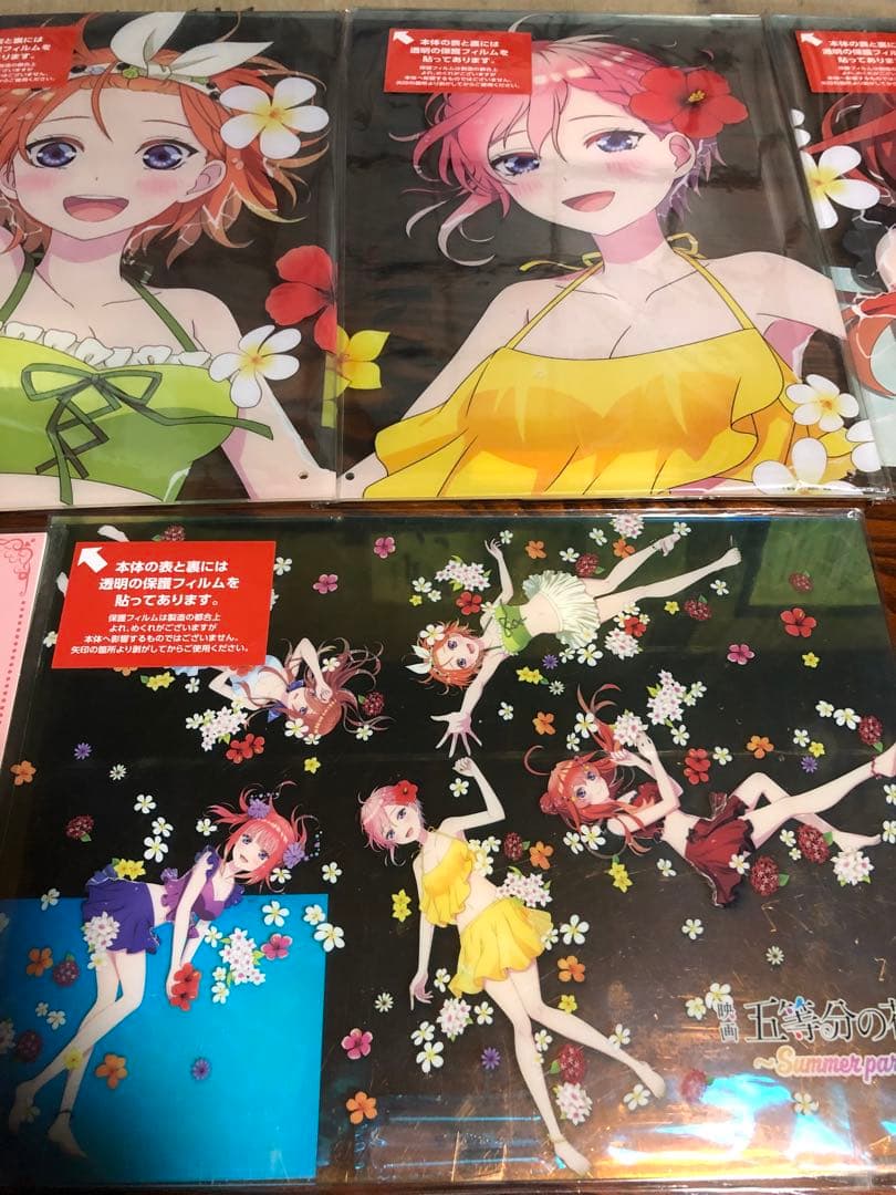 五等分の花嫁　ひこくじ　アクリルスタンド　クリアポップスタンド　まとめ売り