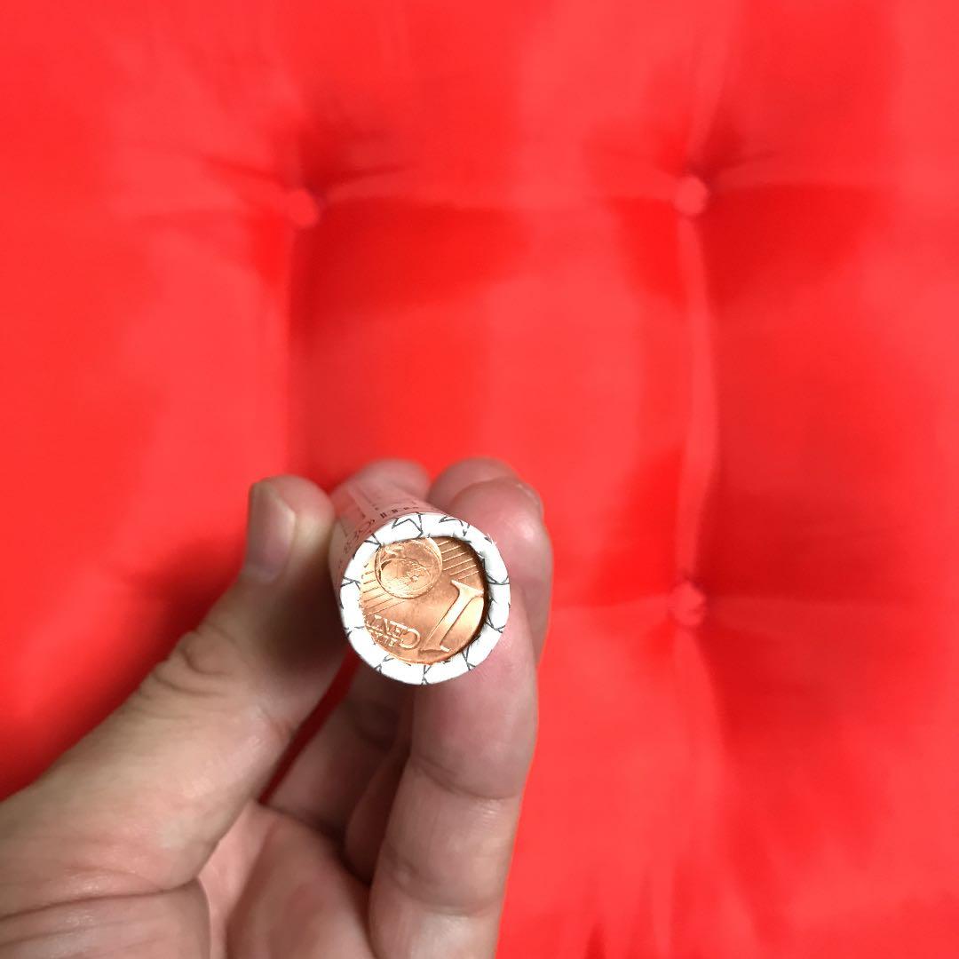 希少硬貨[フィンランド] 1centユーロ硬貨x50枚の筒1本